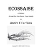 Ecossaise piano sheet music cover